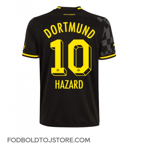 Borussia Dortmund Thorgan Hazard #10 Udebanetrøje 2022-23 Kortærmet